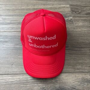 NWOT Unwashed and Unbothered Trucker Hat